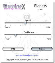 image of Planets preference pane