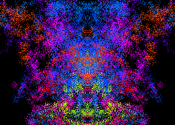 image of inkblot screen saver